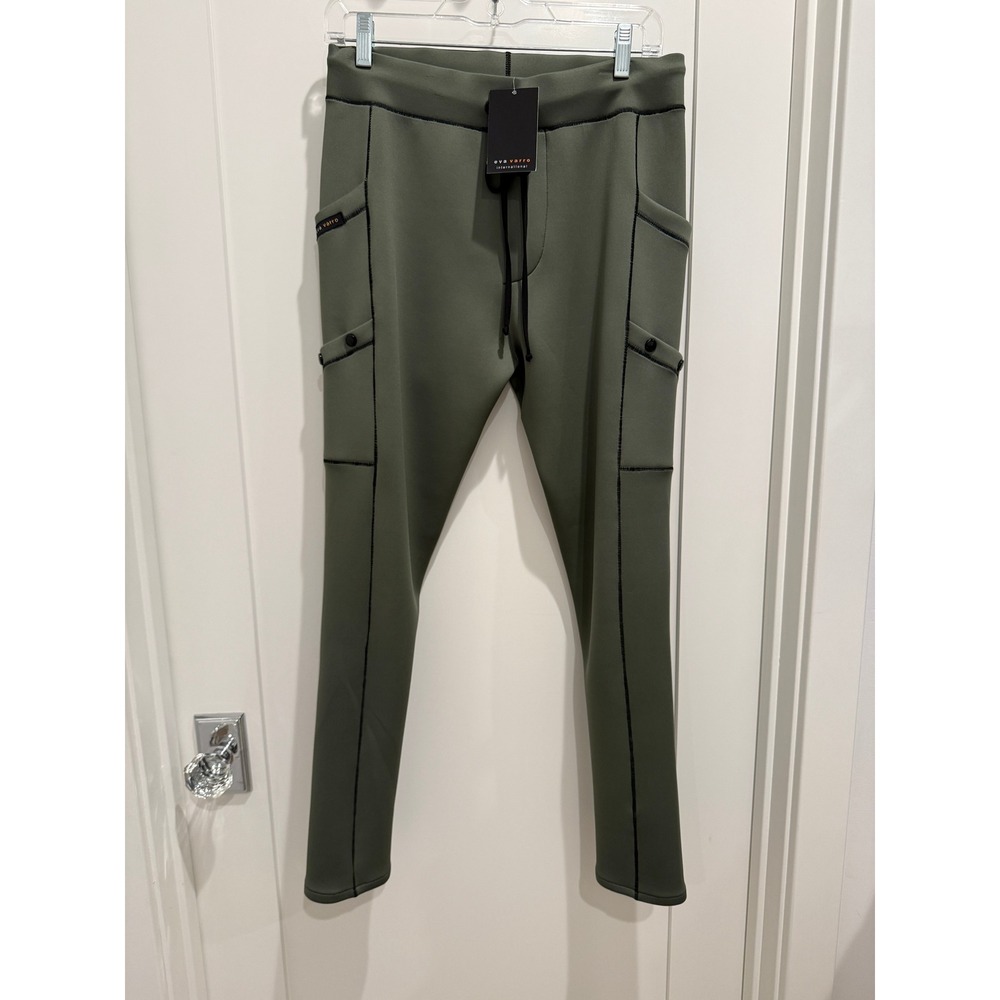 NWT Eva Varro International Cargo Jogger – Olive Scuba – Size Small - Picture 4 of 12
